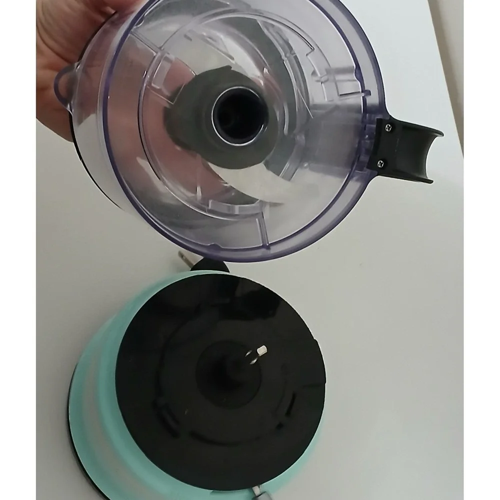 KitchenAid Mini Food Chopper Turquoise 3.5 Cup Electric Chopper‎ Appliance EUC